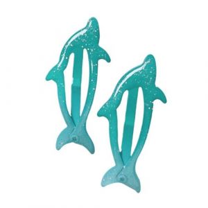 1 paire de barrettes à cheveux - Accessoires pour cheveux - Dauphin - Coiffe - Pinces à cheveux à porter au quotidien (HengYuCai, neuf)