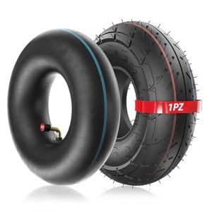 1PZ F3T-34W 3.00-4 (10x3", 260x85) Pneu et chambre &agrave; air avec tige de valve coud&eacute;e TR87 remplacement pour Pocket Rocket E300 E325 eZip Scooter Mini Chopper Bike Go Kart Bladez Gaz Mobilit&eacute; &eacute;lectrique (1PZ, neuf)