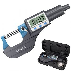 AUTOUTLET Micromètre Digital Jauge Lectronique Numérique Électronique à Écran LCD 0~25 mm Micromètre d'Extérieur Numérique avec Absolute et Modes de Incrémentielles Inch Métrique (ZIXING TECHNOLOGY LIMITED, neuf)