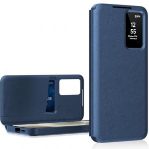 Nshkeji Coque pour Samsung S25 Ultra Clear View, Etui Smart View, Flip Folio Cover à Rabat, Étui Portefeuille Galaxy S25 Ultra Clear View, 360 Full Clapet Protection Case S25 Ultra 5G (Nshkeji, neuf)