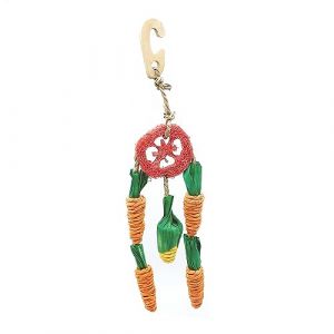 Jouet &agrave; m&acirc;cher pour hamster, cochon d'Inde, rat, luffa, paille &agrave; m&acirc;cher (Syanjin, neuf)