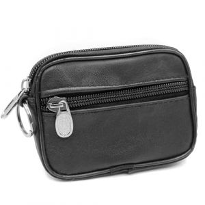Charmoni - Portefeuille - Porte Monnaie - Multi Poches - en Cuir véritable - Top qualité - pour Homme (1, Noir) (Charmoni, neuf)