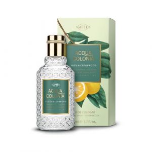 4711 Acqua Colonia&reg; Yuzu & Cedarwood | Eau de Cologne - Parfum qui se focalise sur l'essentiel : le bien-&ecirc;tre des sens | Vaporisateur 50 ml (Sira Trading, neuf)