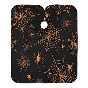 Toile D'Araignée D'Halloween Peignoir Coiffure Anti-Taches Blouse Coiffeur Imperméable Robe De Coiffure Pour Salon Instituts De Beauté Barbiers 140X168Cm (guangzhouhongchenmaoyishanghanggerenduzi, neuf)