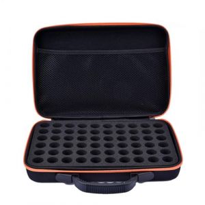 Boîte Huile Essentielle, 60 Trous Boîte De Rangement pour Huiles Essentielles 10ml 15ml, Antichoc Étui De Transport D'huile Essentielle, Organisateur De Vernis À Ongles/Huile Essentielle (wulea, neuf)