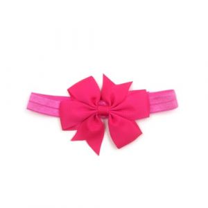 Lot de 30 turbans pour bébé - Bandeau avec nœud - Bandeau élastique - Pour nouveau-né, baptême, fête, mariage, photographie - Rouge rose (Blausky, neuf)
