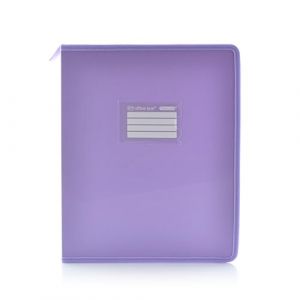 Colorline REF.42511-MO Classeur à anneaux A4+ avec côtés renforcés en tissu - Identification avant et dos et poignée poignée pour Office Box - REF.42511-MO (25 mm / 4 anneaux, violet) (MISTER PAPER PAPELERIA, S.L., neuf)