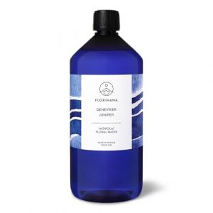 FLORIHANA &ndash; Hydrolat (Eau Florale) de Gen&eacute;vrier BIO &ndash; 100% Pur & Naturel &ndash; 1000 ml (Florihana, neuf)