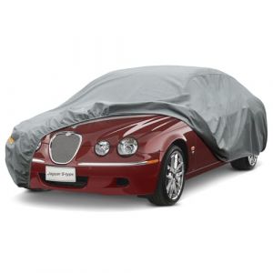 Kayme Bâche Voiture Étanche Respirante Compatible avec Jaguar S-Type(1998-2007), Poids Lourd Housse de Protection Voiture Extérieur, Contre Pluie Soleil Poussière avec Doublure en Coton. (kayme car covers shop, neuf)