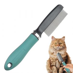 Peigne À Puces,Brosse de Toilettage pour Chats | Accessoire Ergonomique Multifonction pour Toilettage Démêlage Taille et Bains des Races à Poils Longs (Eternitry, neuf)