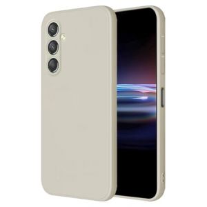 HONLEN Coque pour Samsung Galaxy S24+ / Samsung Galaxy S24 Plus Protection &Eacute;tui, (6.7" inches) Liquide TPU Silicone Case Anti Rayures Ultra Mince Souple Cover en Silicone Blanc Antique (HONLEN, neuf)