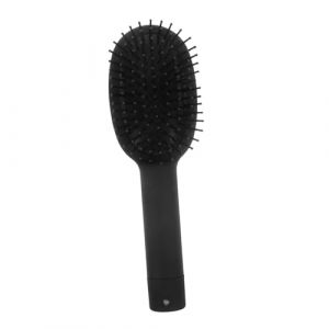 LOORGVEL Bo&icirc;te de Rangement Brosse &agrave; Cheveux Multifonction Plastique avec Compartiment Secret Durable et Pratique pour Hommes et Femmes Noir (YANJHG, neuf)