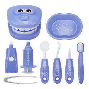 GXGM Ensemble de 9 pi&egrave;ces malette docteur enfant 3 ans,Malette Docteur Enfant Jouet avec D&eacute;guisement de Docteur, Kit Medecin Outils Stetoscope Cadeau pour Gar&ccedil;on et Fille (GXGM, neuf)