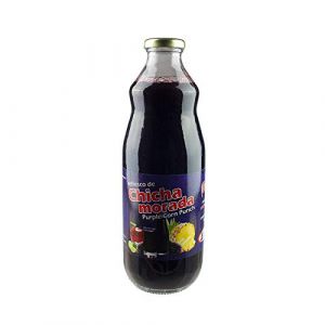 Boisson rafraîchissante du Pérou à la saveur de maïs pourpre, bouteille 1 l - Refresco de Chicha Morada 1 l (Ponto Brasil & Latino, neuf)
