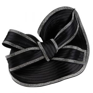 Bibi avec n&oelig;ud pour mariage, cocktail, f&ecirc;te, d&eacute;guisement, chapeau bibi (JLnase3, neuf)