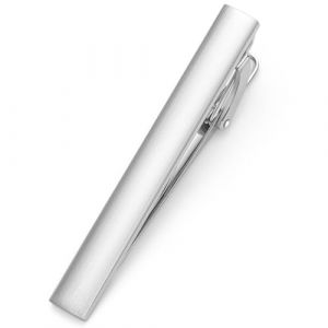 HONEY BEAR 1.97"/2.12"/2.36" Pinces à Cravate pour Homme Taille Normale Cravate,5cm/5.4cm/6cm pour Chemise Le Cadeau de Mariage Affaires (Argent brossé Horizontal 6cm) (PINGFANG, neuf)