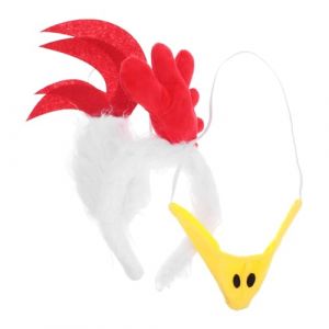 iplusmile -t&ecirc;te De Poulet -t&ecirc;te De Poussin De P&acirc;ques Accessoires De Costume D&eacute;coration De F&ecirc;te De P&acirc;ques Chapeaux Animaux Ferme -t&ecirc;te De Poulet (Dawkinshall, neuf)