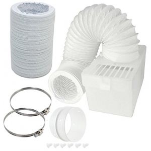 Spares2go Bo&icirc;te de condensation et extra long kit de tuyaux avec bague de connexion pour Bush s&egrave;che-linge (10,2 cm/100 mm de diam&egrave;tre/6 m Tuyau) (SPARES-2-GO, neuf)