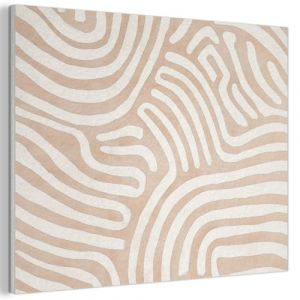 MuchoWow© Panneau Mural 100x70 cm decoratif Acoustique Traitement pour Home Tableau Mur Feutre Panneaux Acoustiques Muraux Insonorisation Beige - Motif terre (MuchoWow GmbH, neuf)