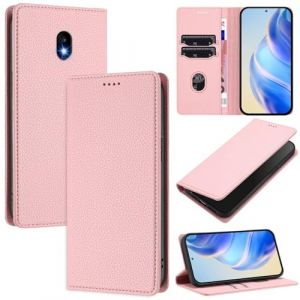 xinyunew Coque pour Samsung Galaxy J330/J3 2017, RFID Blocage Portefeuille Etui &agrave; Rabat, Housse en Cuir PU pour Samsung Galaxy J330/J3 2017, Rose (xinyunew, neuf)