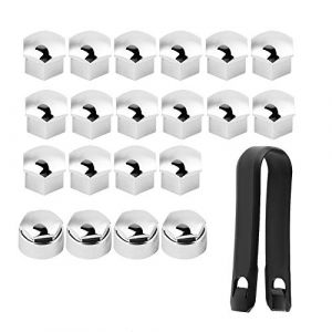 cache ecrou,uchon De Jante,Boulon Ecrou Couvre,Écrou De Roue Universel Uchons De Boulon De Protection Couvercle De Jante Bouchon Anti-Poussière Uchon 20Pcs 17Mm Écrou Roue De Voiture Auto Protection D (Youluu-cd, neuf)