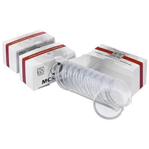 MC.Sammler Lot de 30 Capsules pour pi&egrave;ces de Monnaie | diam&egrave;tre int&eacute;rieur 41 mm | Capsules pour Monnaie Numismatique Collection (Globix24, neuf)
