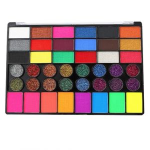 Peinture de maquillage, peinture pour le visage | Kit de peinture pour le visage de maquillage Halloween 42 couleurs - Peinture pour le visage à base d'eau, kit de maquillage pour la peinture du visag (Mingchengheng, neuf)