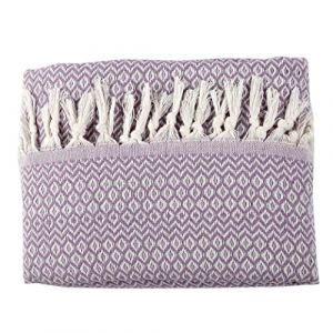 Tuiste Couvre Lit Luxe Lilas, Couvre lit Mélangé Coton Organique, Uni, Couverture de Canapé Aérée et Polyvalente, Plaid en Coton, Jeté de Lit ou Jeté de Canapé, Taille 200x230, 2 Personne (TuisteFR, neuf)