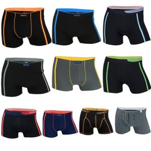 Remixx - Lot de 10 - Boxer Shorty Homme Coton - Sport Culotte (4XL/10) (Unterhosen365, neuf)
