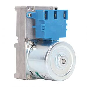 Moteur D'alimentation de Tari&egrave;re AC220V 20W Moteur de Tari&egrave;re de Remplacement pour Po&ecirc;le &agrave; Granul&eacute;s Moteur de Tari&egrave;re pour Four &agrave; Chemin&eacute;e &eacute;lectrique (2r/min) (Kerindas, neuf)