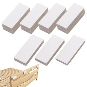 YAYNO 16 Pcs Espaceurs en Mousse Eva Mur Autocollant Protection Murale Lit Protection Poignée De Porte Accessoires De Lit Butoir De Porte Butoirs De Lit Butoirs De Tête De Lit pour Maisons(Blanc) (peimichen, neuf)