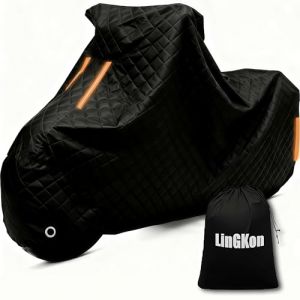 Bache Moto Etanche pour Ducati Multistrada 1000S DS Housse Motos &Eacute;paissie &Eacute;tanche丨Imperm&eacute;able Poussi&egrave;re Ext&eacute;rieur Anti-UV avec Trou de Serrure-DS23 (--LinGKon  Tarpaulin Customized Store, neuf)
