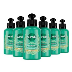 Sunsilk, Lot de 6 crèmes démêlantes pour boucles de rêve, sans rinçage, formule Active Fusion avec huile de macadamia, élastine et biotine, 200 ml (CorpoeCapelli, neuf)