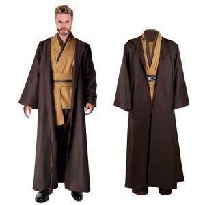 KEEBAX Costume à Capuche Homme: Costume de Guerrier Médiéval Robe de avec Cape à Capuche et Tunique Costume de chevalier pour Halloween Carnaval cosplay (M) (GuoRongMei, neuf)