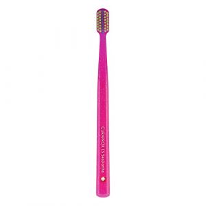 Brosse À Dents Orthodontique Curaprox CS 5460 – Adultes Avec Appareil Dentaire | Soin Quotidien Doux Avec Rainure Pour Bracket | Rouge-Vert | Emballage Individuel (Curaprox Switzerland, neuf)