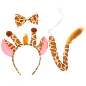 MOBUTOFU 1ensemble Déguisement Girafe Pour Garçon Fille De Girafe Avec Et Queue Accessoires De Cosplay Pour Fêtes Et Anniversaires (Hoxinin, neuf)