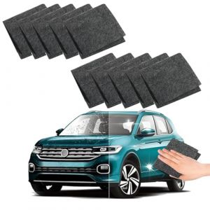 10 PièCes Nano Sparkle Cloth pour les éGratignures de Voiture, Nano Magic Cloth Scratch Remover, RéParer les Rayures, les couleurs, l'entretien de la peinture, le polissage de voiture (Yunybbkj, neuf)