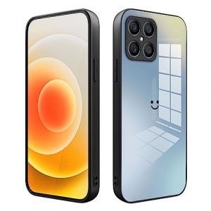 XINYEXIN Coque pour Honor 70 Lite 5G / Honor X6 / Honor X8 5G Case, &Eacute;tui Housse de T&eacute;l&eacute;phone en Verre D&eacute;grad&eacute;, Coque Antichoc et Anti-Rayures Mode Ultra-Mince - Bleu (Xinyexin, neuf)