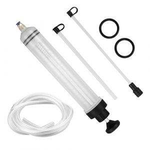 Seringue &agrave; Huile 500ml, Pompe Vidange Huile Moteur avec Tuyaux & Joints de Rechange, Seringue d&rsquo;Aspiration et de Remplissage pour Liquide de Frein, Huile de Transmission, Liquide de Refroidissement (XUHE B-COMERCE S.R.L., neuf)