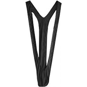 Acizi String Borat Mankini pour Homme (Noir),Taille unique (meiyifangni, neuf)