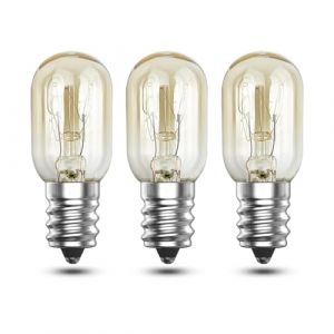 EASYIVY Ampoule E14 pour Lampe de Sel, Ampoule Four E14 300 Degr&eacute; Dimmable pour Micro-ondes, Four, Lampe &agrave; Sel, Frigo/Refrigerateur, Machine &agrave; Coudre, 100LM Blanc Chaud 2700K, Lot de 3 (EASYIVY, neuf)