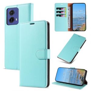 KKEIKO Coque pour Motorola Moto G85 5G / Motorola Edge 50 Fusion 5G, Antichoc Magnetique &Eacute;tui &agrave; Rabat avec RFID Blocage, Portefeuille Housse en Cuir PU Coque pour Motorola Moto G85 5G, Vert (KKEIKO, neuf)