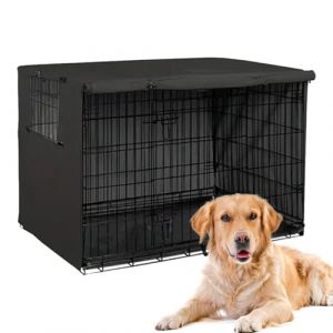 Couverture De Chenil Pour Animaux De Compagnie | Couverture De Chenil Oxford,Couverture De Cage Pour Animaux De Compagnie, Couverture De Chenil Coupe-vent Pour Chien, Couverture De Cage Imperméable Po (niexuy, neuf)