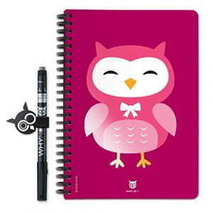 Bloc note A5 Whynote – votre tableau blanc et son stylo effaçable dans un carnet de notes à emmener avec soi - un cahier effacable à l’infini [Cahier spirale, Cahier de dessin] (WhyNote Officiel, neuf)