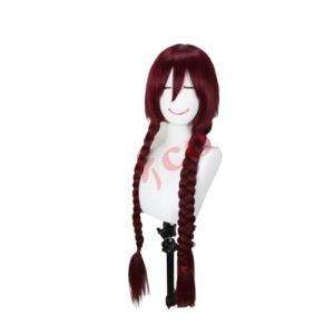 XLXL Halloween Cosplay perruque compatible with Fairy Tail Erza Scarlet (VintGaoGold, neuf)