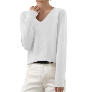AEGJEGVD Soldes Pull Femme à Manches Longues en Tricot Sweat Blouse col Rond/col Montant Côtelé Chemisier Top Léger Sweatshirt Chic et élégant sous Pull Haut T-Shirt Pulls Femmes Chic Chaud Pas Cher (⭐⭐⭐⭐⭐AEGJEGVD⭐⭐⭐⭐⭐, neuf)