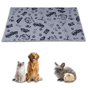 NEO SOLVO Tapis Géant XXL 120 x 160 cm - Absorbant Imperméable Anti Dérapant - pour Chien, Lapin, Cochon d'Inde, Chat - Apprentissage de la Propreté - Cuisine - Devant la Litière - Fond de Cage (Neo Solvo, neuf)