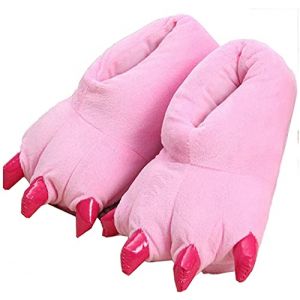 YILANLAN Pantoufles femmes Pantoufles griffes Pantoufles mignonnes Pantoufles dessin anim&eacute; Pantoufles animaux Pantoufles d'hiver (35/39, Pink, numeric_35) (YILANLAN, neuf)