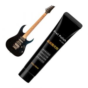 Jlobnyiun Outils de polissage de frettes | Outils de polissage pour guitare | P&acirc;te nettoyante pour d&eacute;rouiller et polir les frettes de guitare (themyina, neuf)