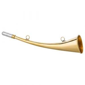 Klaxon de chasse Corne de brume 12 cm 16 cm 22 cm 25 cm 31 cm Bateau de chasse en laiton poli Dor&eacute; (31 cm) (wildkameras.org, neuf)